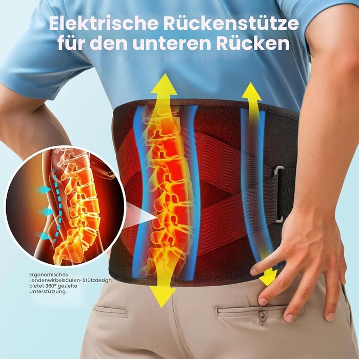Beheiztes Lenden-Massagekissen 5000 mAh - 33% Rabatt