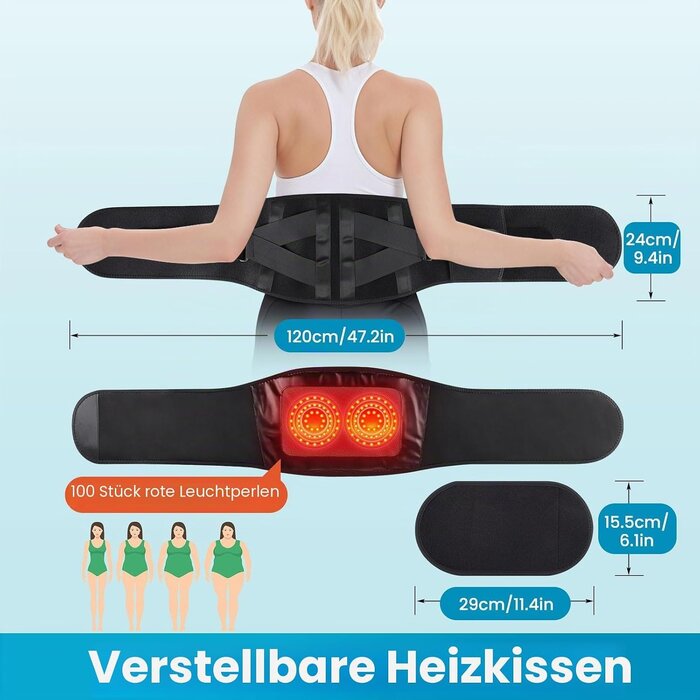 Beheiztes Lenden-Massagekissen 5000 mAh - 33% Rabatt