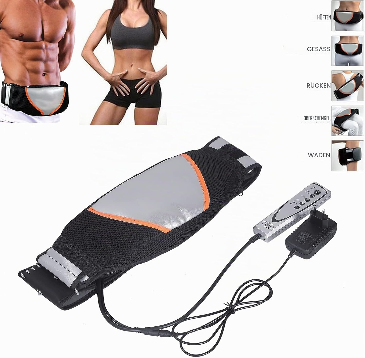 Vibrations- und Wärmegürtel für Fitness & Regeneration - 27% Rabatt