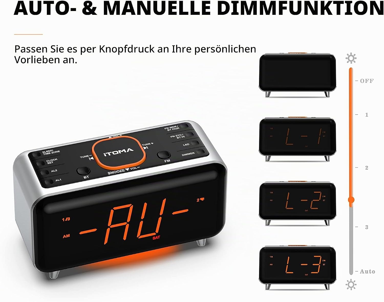 Smarter Radiowecker mit App-Steuerung & Bluetooth - 28% Rabatt