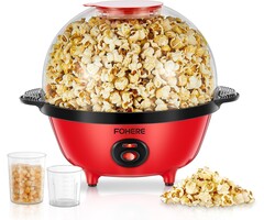 4 Liter Popcornmaschine Rot mit Rührwerk - 48% Rabatt