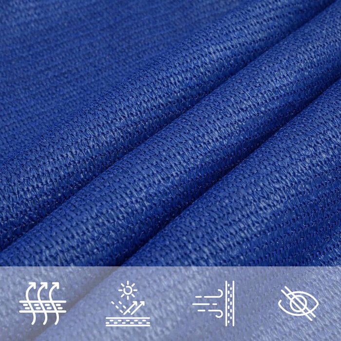 Vidaxl Sonnensegel rechteckig 4x5 m HDPE blau - 33% Rabatt
