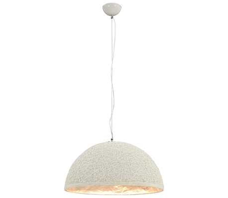 Vidaxl Hängeleuchte Vogelnest Weiß & Silber Ø 50 cm E27 - 34% Rabatt