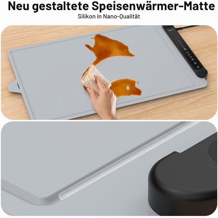 Flexible elektrische Silikon-Warmhalteplatte 300W - 35% Rabatt