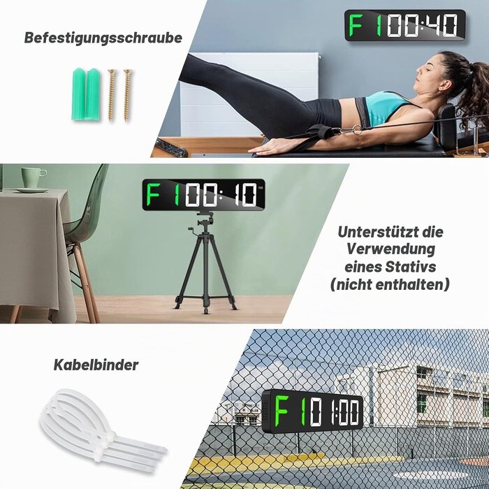 Gym Timer LED-Anzeige 15 Zoll - 34% Rabatt auf das Profi-Intervallgerät