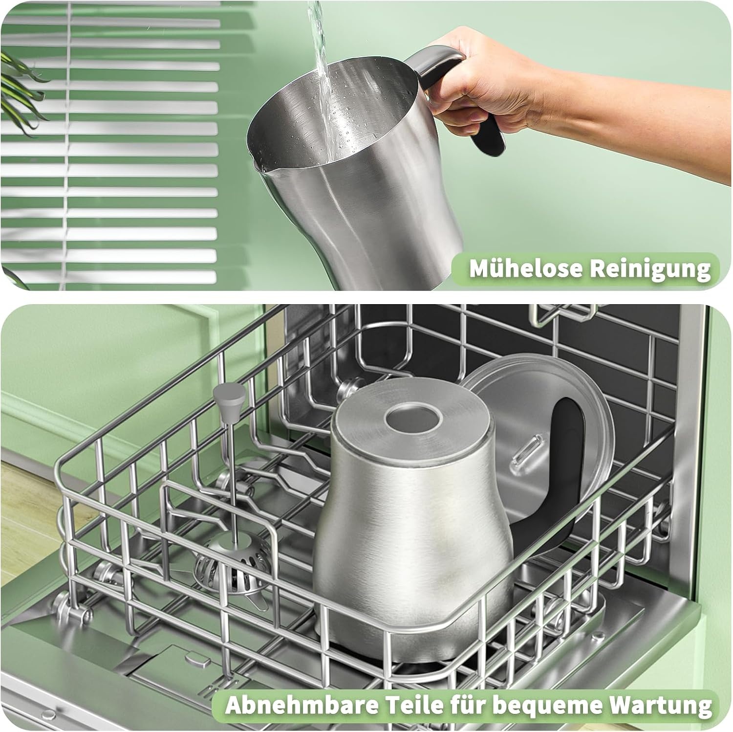 Elektrischer Milchaufschäumer 600 ml - 34% Rabatt auf ausgepacktes Gerät