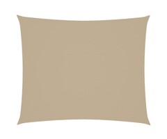Vidaxl Sonnensegel Rechteckig 4x6 m Beige - 55% Rabatt