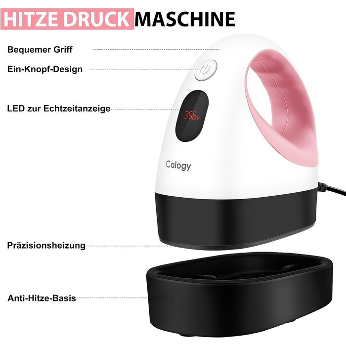 Mini Transferpresse für Textilien - 32% Rabatt - Weiß, 300 Watt