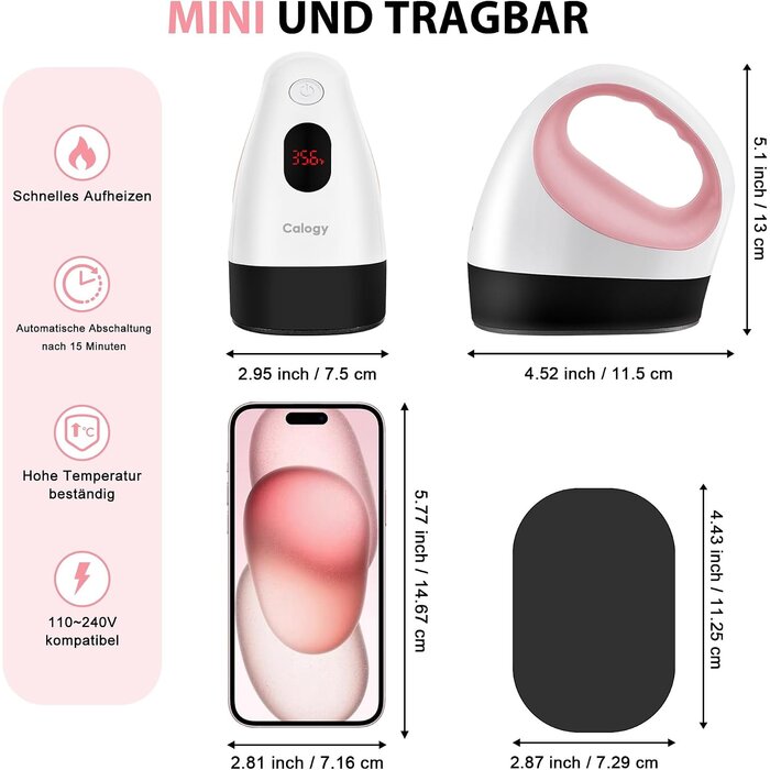 Mini Transferpresse für Textilien - 32% Rabatt - Weiß, 300 Watt