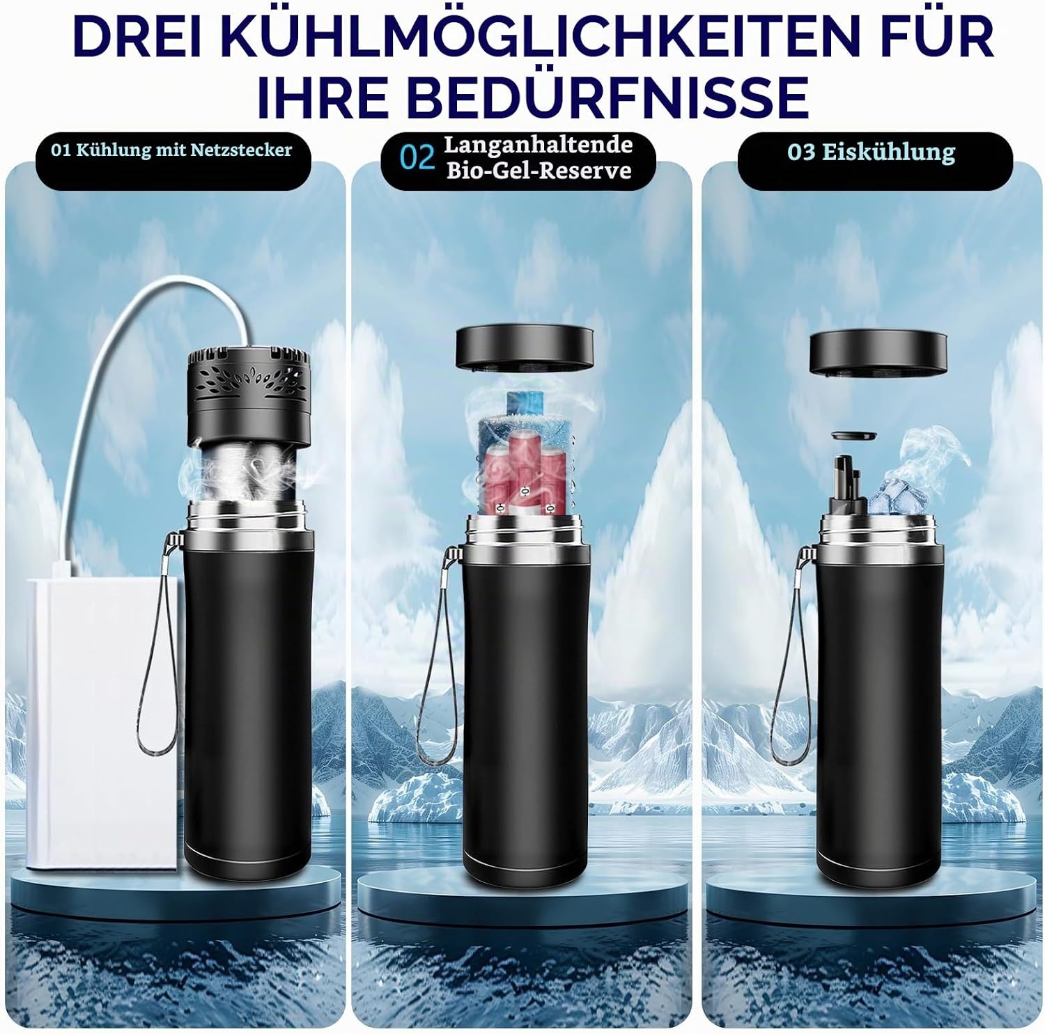 Tragbare Insulin-Kühlbox 3-in-1 - 34% Rabatt - Zuverlässig & Mobil