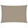 Sonnensegel 3x5 m in Taupe - Rechteckig - Ausgepackt - 33% Rabatt