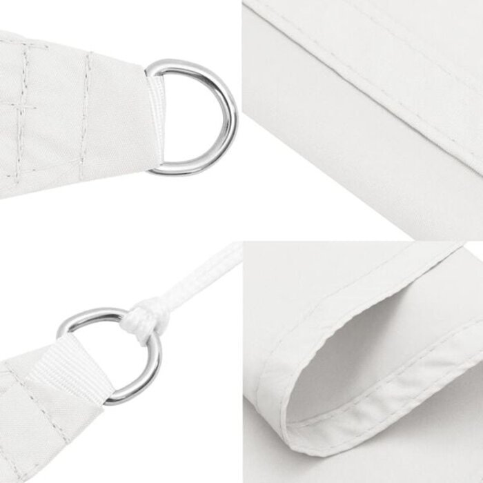 Vidaxl Quadratisches Sonnensegel 3x3 m Weiß - 32% Rabatt