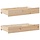 2er-Set Bettkasten aus Kiefernholz, 90x55x16 cm - 35% Rabatt