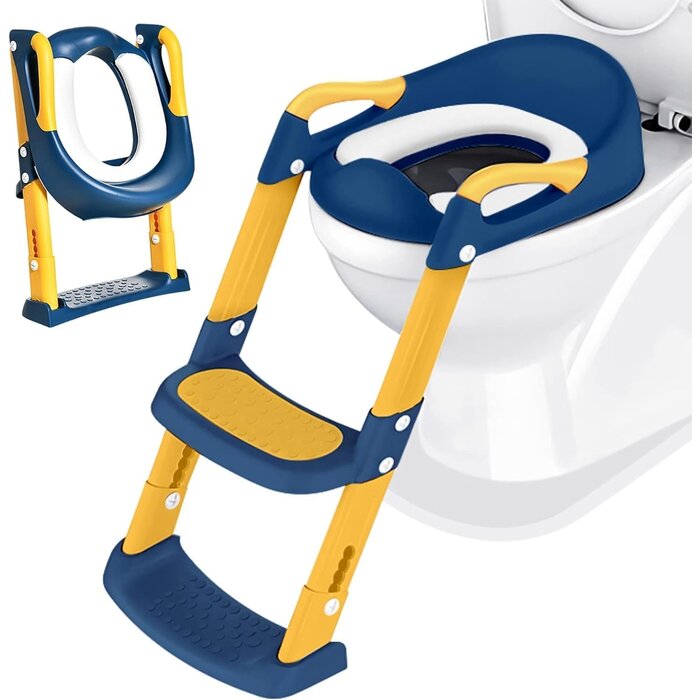 Toilettentrainer mit Treppe, höhenverstellbar - 31% Rabatt