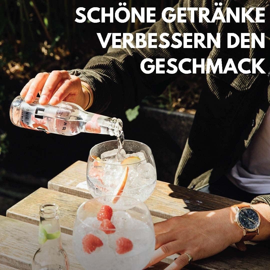 Gin Tonic Gläserset 550ml mit Barzubehör - 31% Rabatt - Ausgepackt