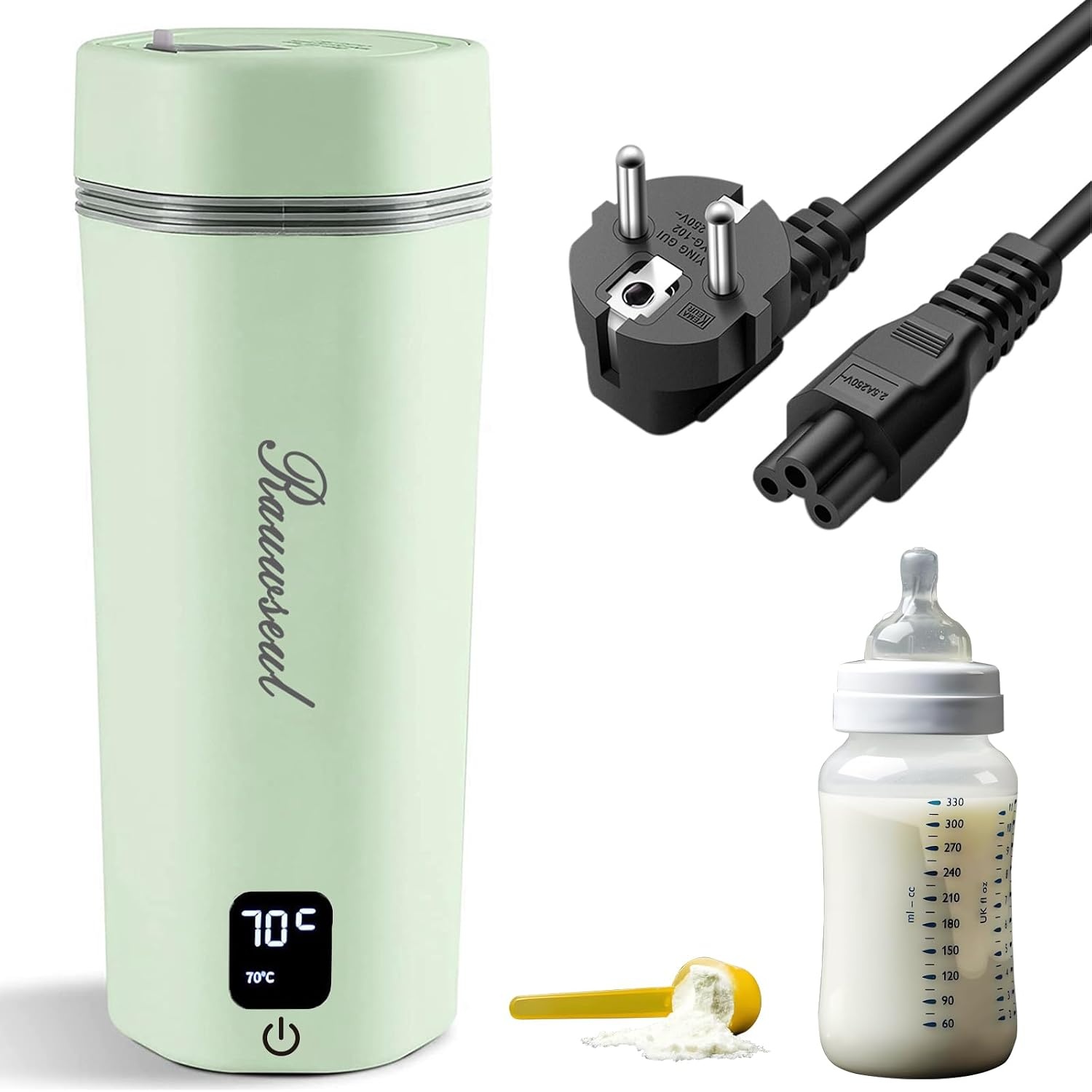 Elektrischer Reise-Wasserkocher 450ml Blau - 31% Rabatt