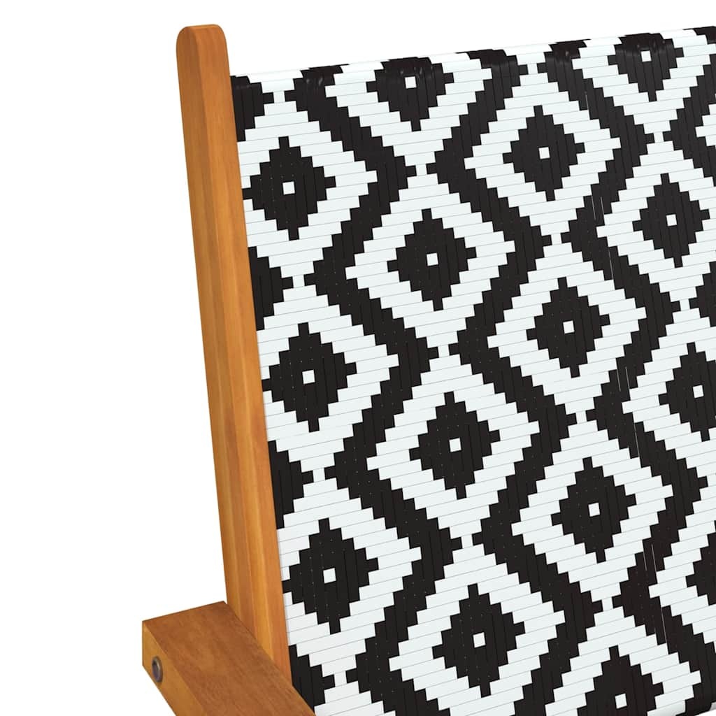 Vidaxl 2er-Set Gartenstühle Akazienholz & Polyrattan - 34% Rabatt