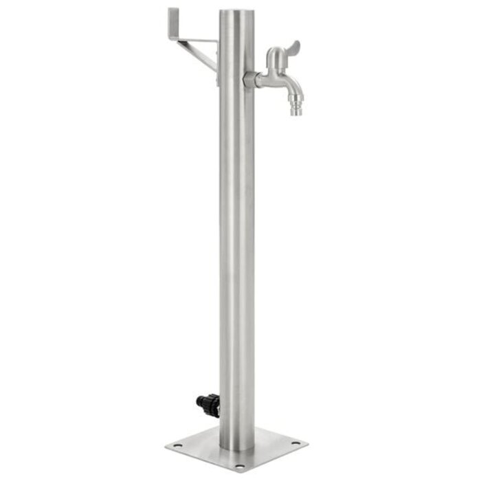 Vidaxl Garten-Wassersäule Edelstahl 65 cm rund - 34% Rabatt