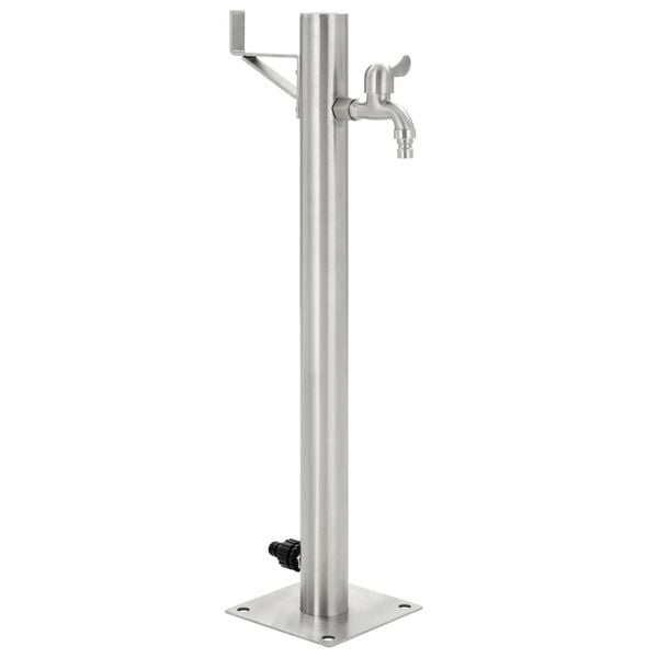 Vidaxl Garten-Wassersäule Edelstahl 65 cm rund - 34% Rabatt