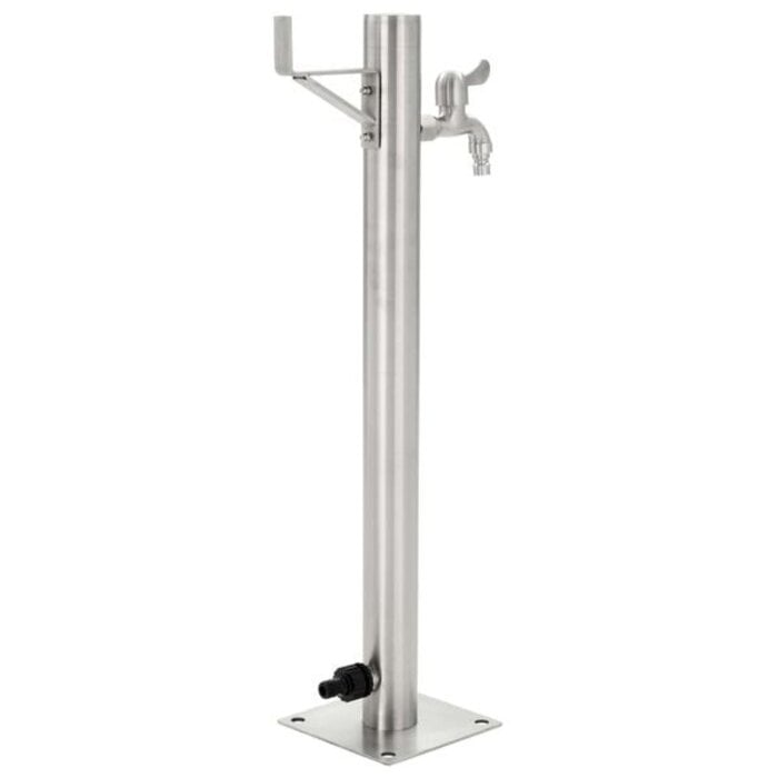 Vidaxl Garten-Wassersäule Edelstahl 65 cm rund - 34% Rabatt