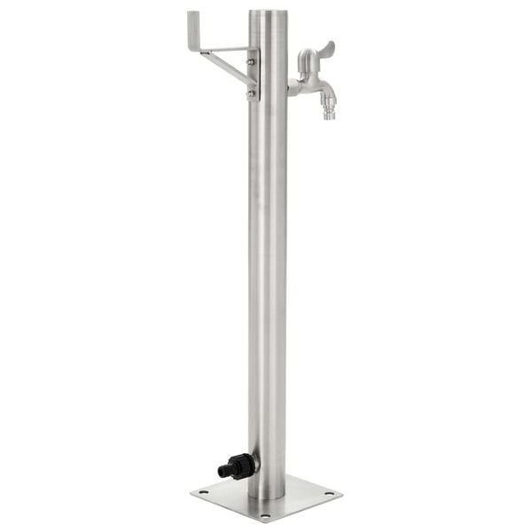 Vidaxl Garten-Wassersäule Edelstahl 65 cm rund - 34% Rabatt