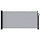 Ausziehbare Seitenmarkise 500x100 cm Grau - 34% Rabatt