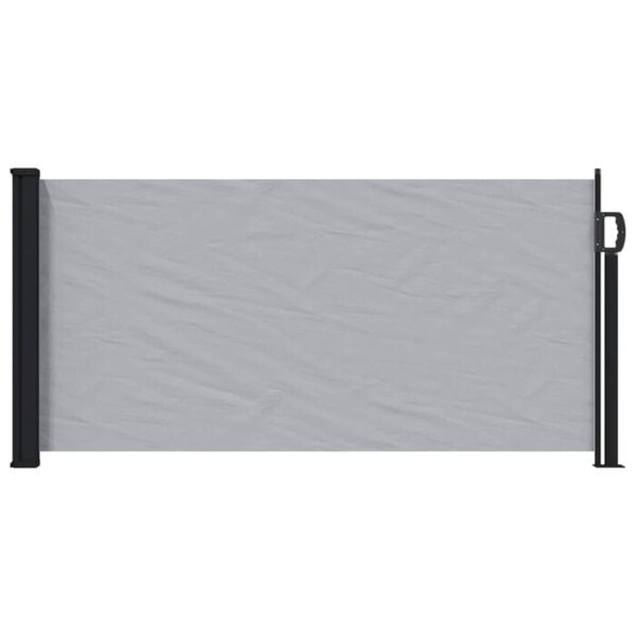 Vidaxl Ausziehbare Seitenmarkise 500x100 cm Grau - 34% Rabatt