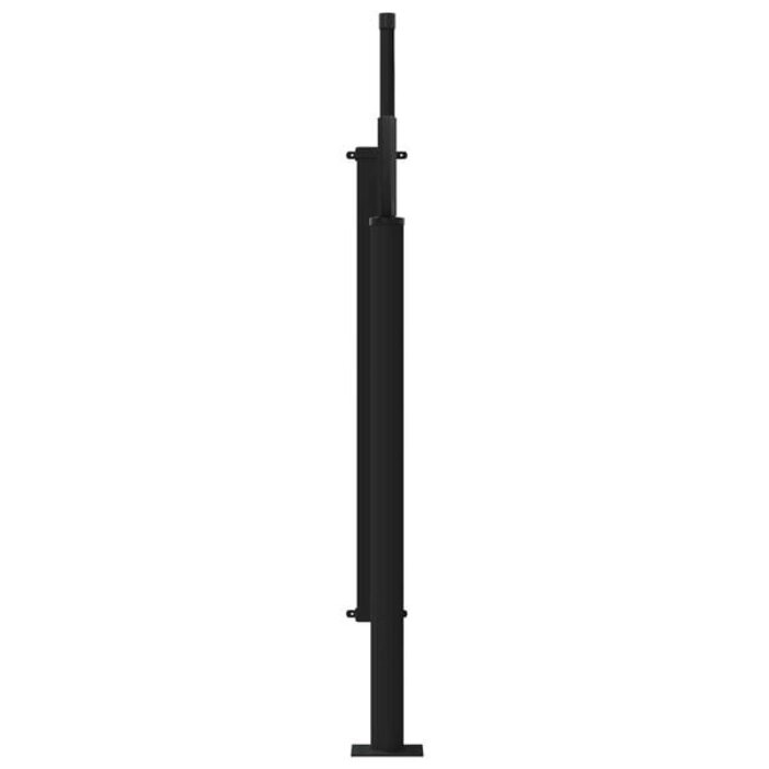 Vidaxl Ausziehbare Seitenmarkise 500x100 cm Grau - 34% Rabatt