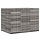 Große Gartenbox aus PE-Rattan, 145x100x103 cm, Grau - 35% Rabatt