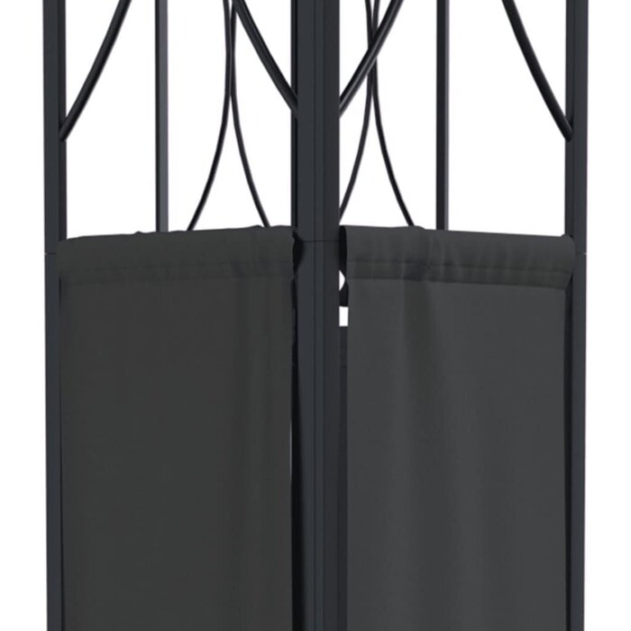 Vidaxl Gartenpavillon 300x300x270 cm Stahl Anthrazit - 35% Rabatt