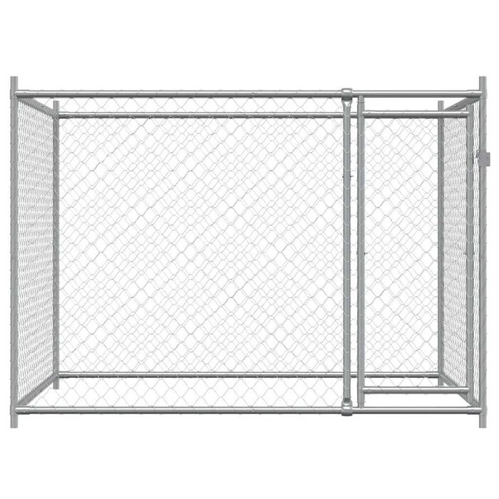 Vidaxl Großer Hundezwinger 2x2x1,5m aus verzinktem Stahl - 35% Rabatt