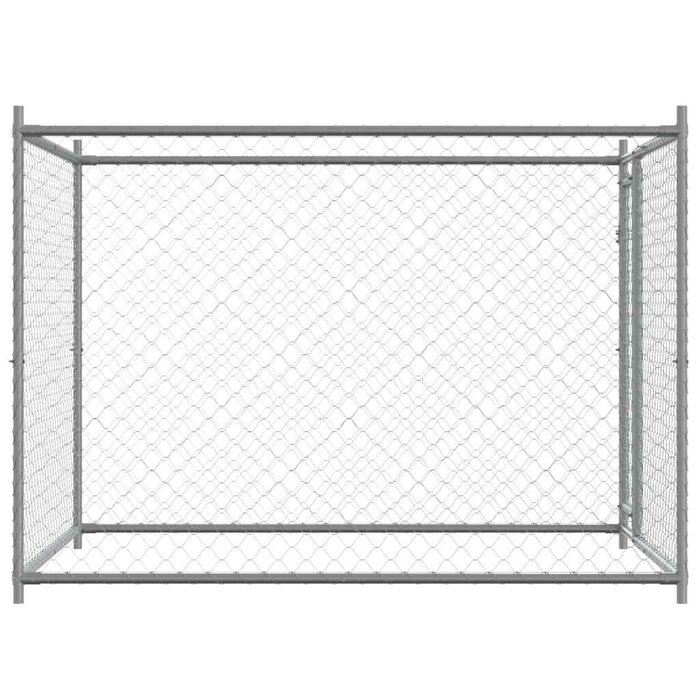 Vidaxl Großer Hundezwinger 2x2x1,5m aus verzinktem Stahl - 35% Rabatt