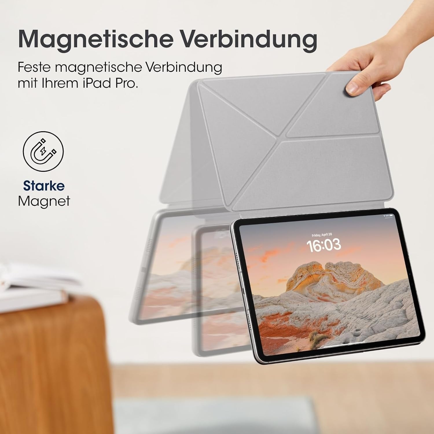 Schutzhülle für iPad Air 13" & Pro 12.9" | Weiß | 77% Rabatt