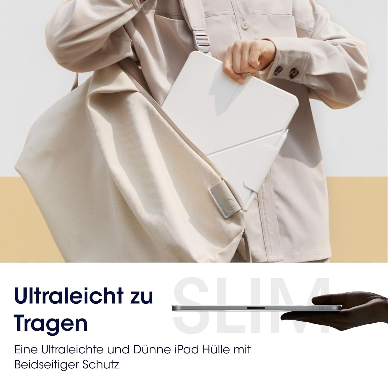 Schutzhülle für iPad Air 13" & iPad Pro 12.9" - Weiß - 29% Rabatt