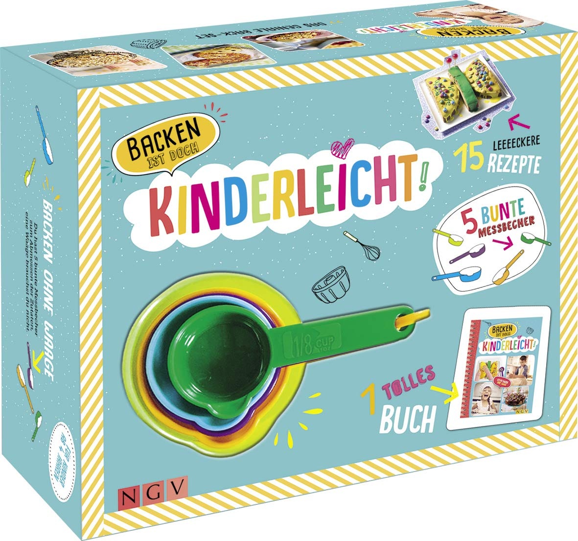 Backset für Kinder mit Rezeptbuch - 29% Rabatt