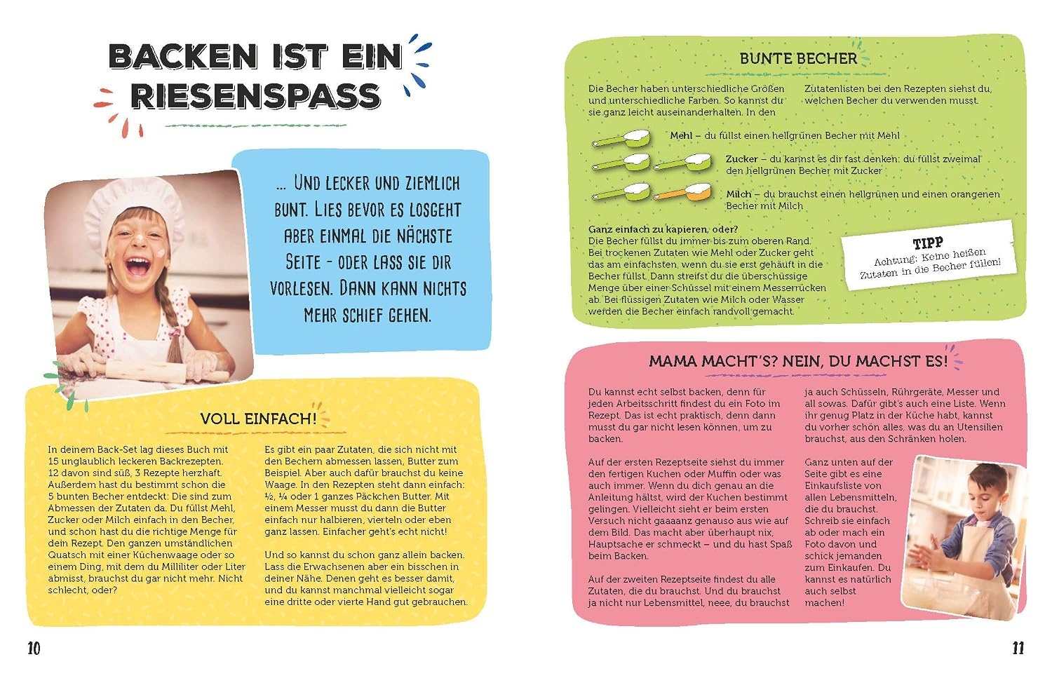 Backset für Kinder mit Rezeptbuch - 29% Rabatt