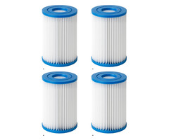 Viking Choice 4er-Set Pool-Filterkartuschen Typ 2 - 28% Rabatt für klares Wasser
