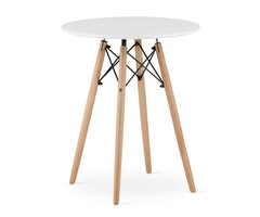 Viking Choice Runder Esstisch TODI 60 cm - Weiß - 21% Rabatt
