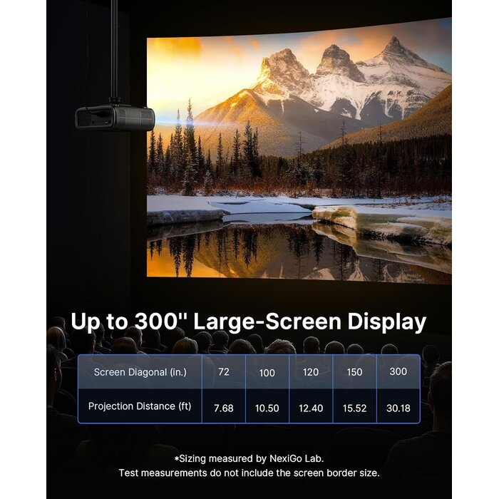 Full HD Google TV Beamer - 800 ANSI-Lumen - 35% Rabatt