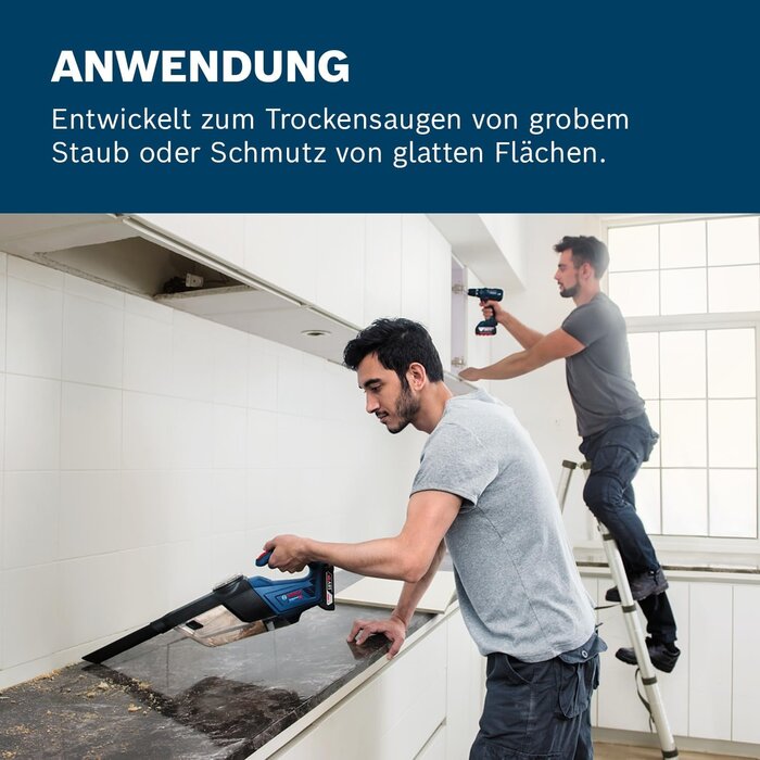 Akku-Handstaubsauger 18V mit Zubehör - 34% Rabatt auf Retourenware