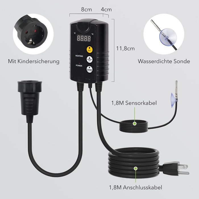 Heizmatte für Pflanzen & Terrarien 52x25 cm, 17,5W - 29% Rabatt