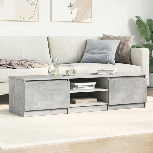 TV-Board 140x40x35,5 cm in Betongrau - 34% Rabatt auf Retourenware