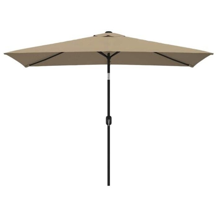 Sonnenschirm 300x200 cm Stahlmast Taupe - 34% Rabatt auf Rückläufer