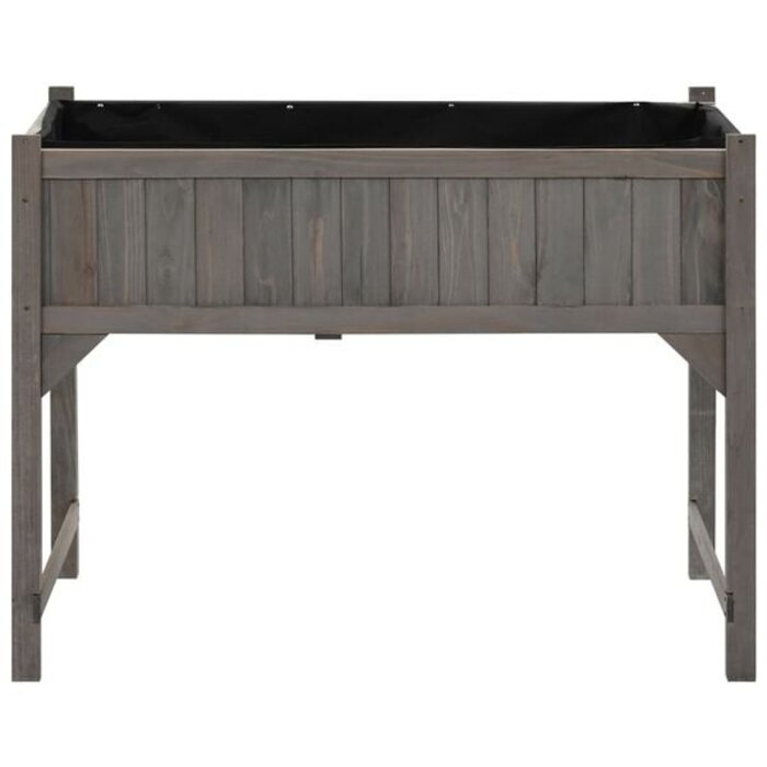 Hochbeet mit Gewächshausaufsatz 110x54cm, grau - 34% Rabatt