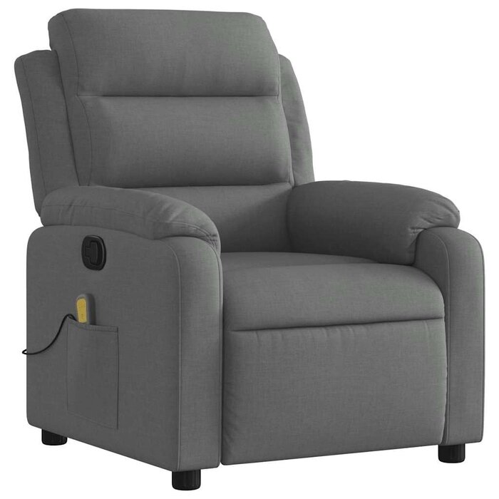 Verstellbarer Massagesessel, Dunkelgrau - 35% Rabatt