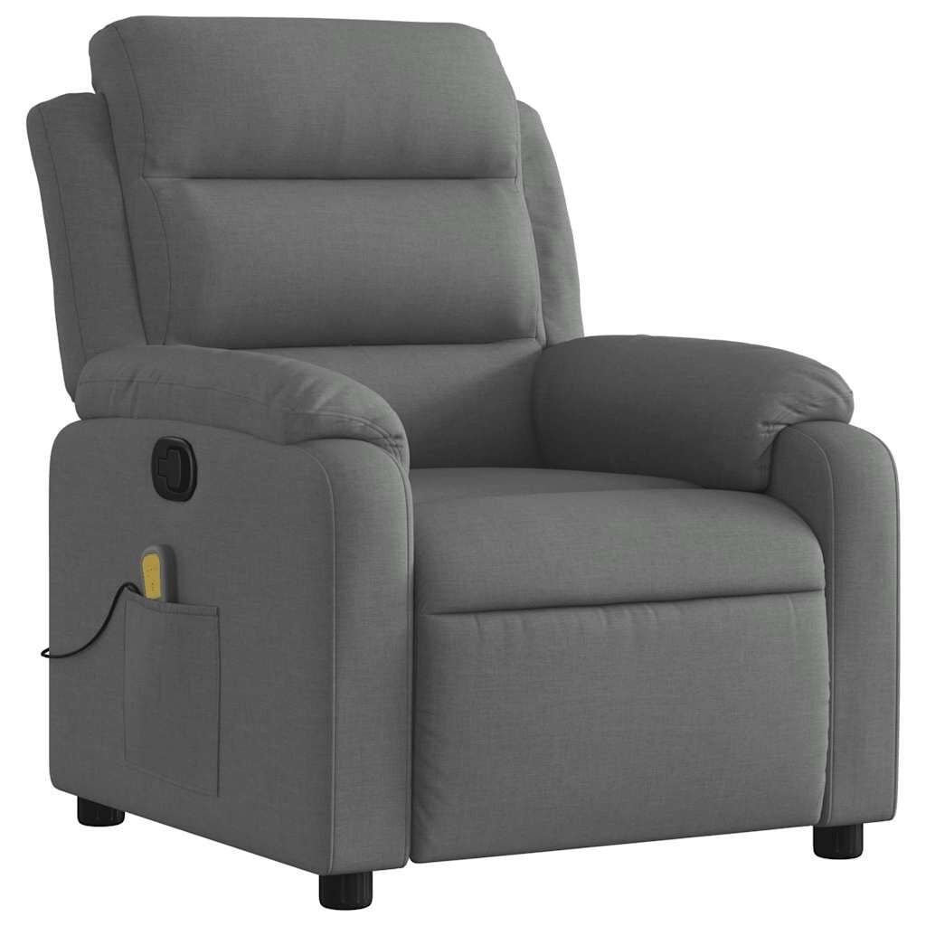Verstellbarer Massagesessel, Dunkelgrau - 35% Rabatt
