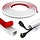 Flexibler Silikon-Kabelkanal 6m, 14x10mm - Weiß - 31% Rabatt