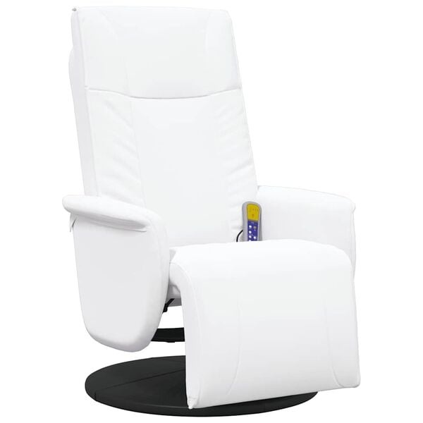 Verstellbarer Massagesessel in Weiß - 35% Rabatt
