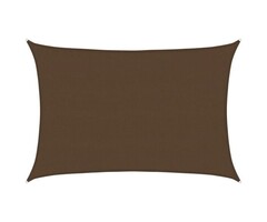 Vidaxl Großes Sonnensegel 5x6m Braun - HDPE-Gewebe - 50% Rabatt