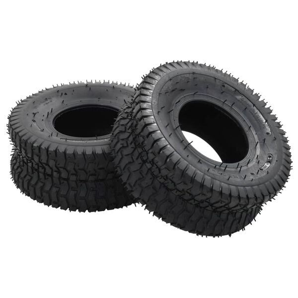Schubkarrenreifen-Set 15x6.00-6 4PR - 33% Rabatt